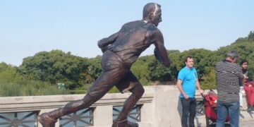 Manu Ginóbili en la Costanera