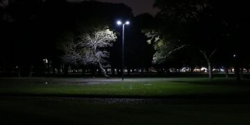 Leds en Plaza Sicilia