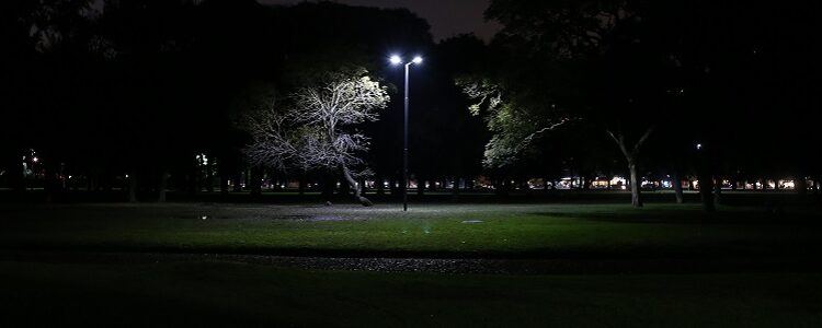 Leds en Plaza Sicilia