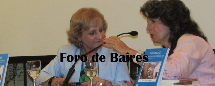 Escritoras italianas con la presentación de Alicia Antonia Crosa e Ida De Vincenzo