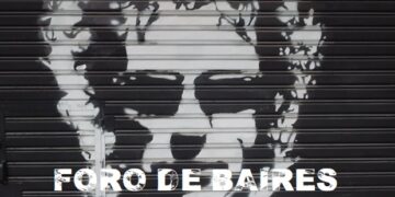 Un Graffiti del Flaco Spinetta en Honduras y Mario Bravo