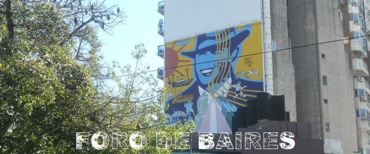 El homenaje de Carlos Páez Villaró a Carlitos Gardel en Avenida Figueroa Alcorta y Tagle
