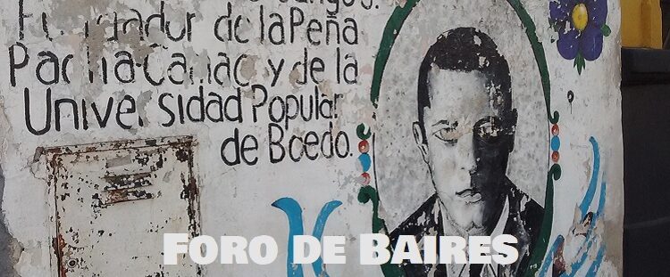 Una vieja pared, en Sánchez de Loria 946, recuerda a Cátulo Castillo