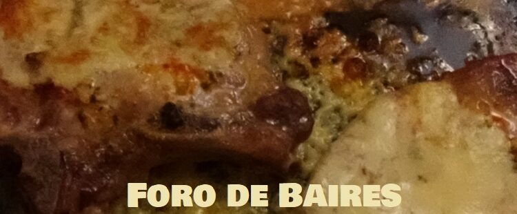 Costillas de cerdo con queso gratinado