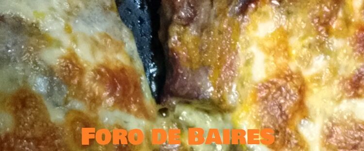 Churrasco con queso gratinado