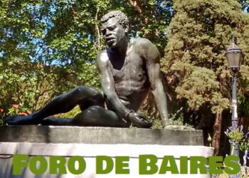 El monumento al esclavo en Plaza Sicilia