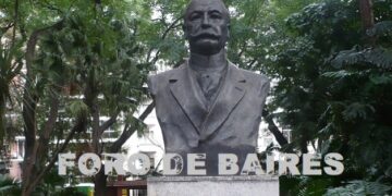 El busto de Carlos Thays que adorna su propio jardín