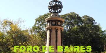 El monumento a «La columna meteorológica» que sufrió innumerables cambios