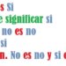 Un NO es tan importante como un SI