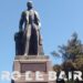 El monumento a Luis María Drago ubicado en la  Plaza General Páez