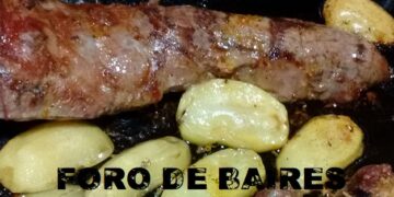 Pechito al horno con papas, un clásico de la mesa argentina
