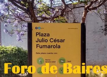 La Plaza Julio César Fumarola, antes llamada «Mientras tanto»