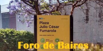La Plaza Julio César Fumarola, antes llamada «Mientras tanto»