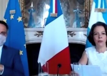 Cambio climático. Encuentro virtual con el Ministro de Ambiente Juan Cabandié, la Embajadora francesa Claudia Scherer-Effosse, y otras autoridades