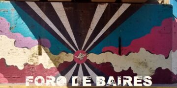 Un mural en Paraguay y Juan B. Justo
