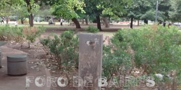 Colocaron varios bebederos en el Parque Las Heras