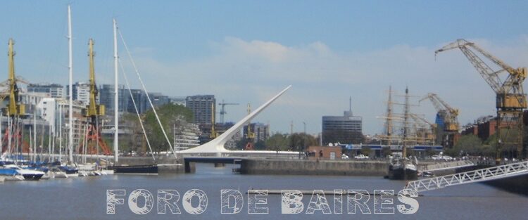 El Puente de la Mujer fue realizado en España y donado a Buenos Aires