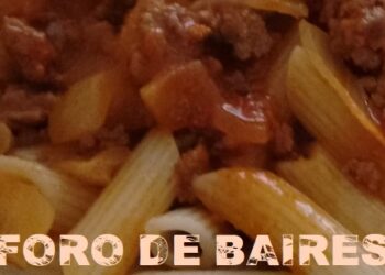 Mostacholes con salsa Bolognesa, el placer de comer rico y fácil