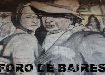 El Tango se hace color bajo el Puente de Dorrego y Libertador