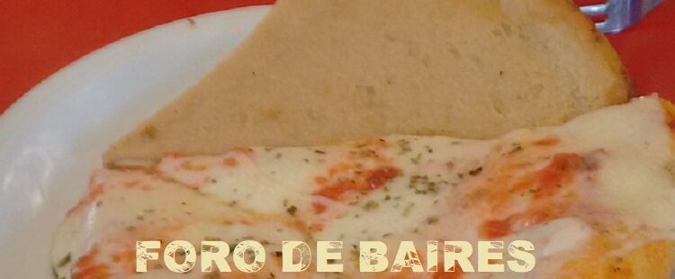 Moscato, pizza y fainá, a la vieja usanza del porteño