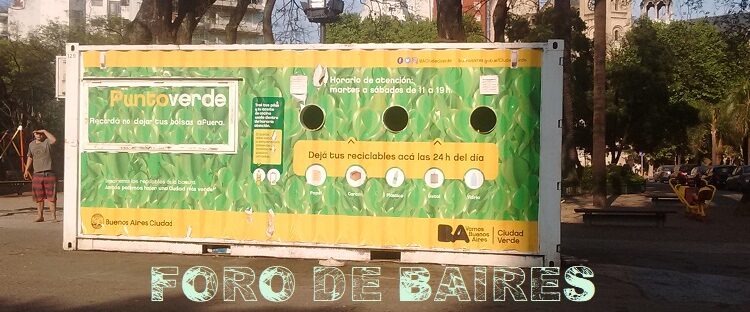 En Plaza Güemes funciona un Punto verde de reciclaje