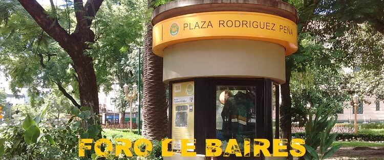 La Plaza Rodríguez Peña, un pedacito de Europa en Recoleta