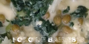 Un revuelto de acelga con queso y arvejas no le hace mal a nadie