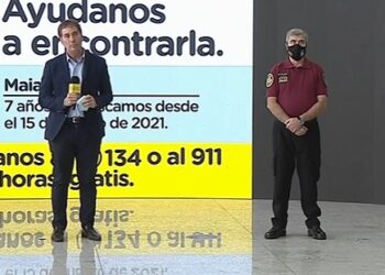Diego Santilli, Marcelo D’Alessandro y Gabriel Berard, jefe de la Policía de la Ciudad, dieron detalles sobre la investigación de la desaparición de Maia