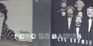 La esquina de la música y la galería de murales, entre Palermo y Recoleta, de Tian Firpo
