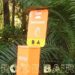 En varias plazas y parques de Palermo hay totems  dispensers de concientización COVID-19