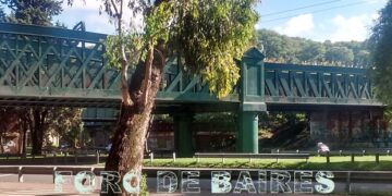 El Puente verde del bosque de Palermo