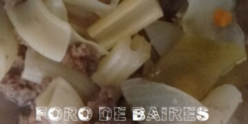 Sopa de verduras y carne, una buena propuesta para comer rico y sano