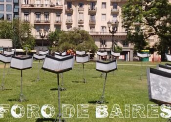 La Plaza Lavalle, ese fino límite que une íconos de San Nicolás