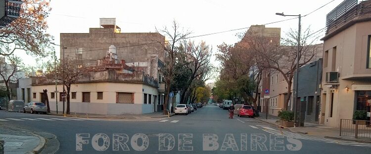 Así amaneció hoy Palermo con su calles solitarias