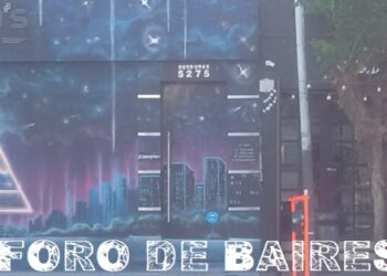 Un importante Graffiti ornamenta el Bar Flynn’s Arcade Bar