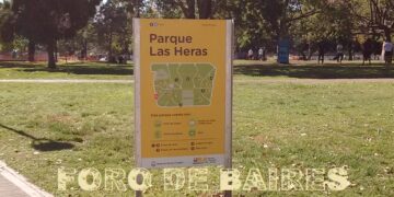 El Parque Las Heras, 12 hectáreas de puro oxígeno y diversión