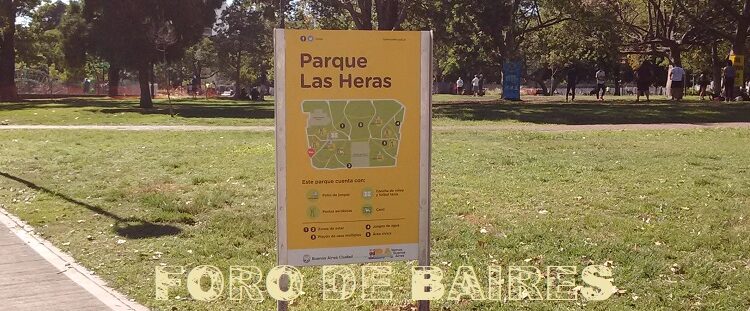 El Parque Las Heras, 12 hectáreas de puro oxígeno y diversión