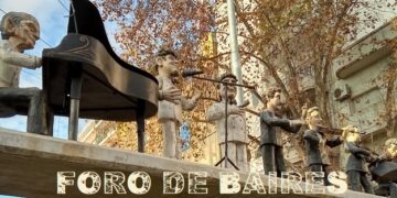 La Plazoleta y Monumento a Osvaldo Pugliese es todo un icono villacrespense