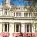 El Palacio de Justicia o Palacio Tribunales mira hacia Plaza Lavalle con orgullo de Monumento Histórico