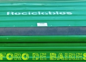 El Contenedor verde debe estar a 150 metros del cordón de la vereda