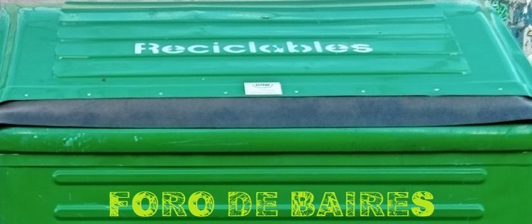 El Contenedor verde debe estar a 150 metros del cordón de la vereda