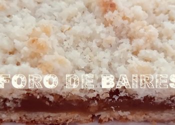 Tarta de coco y dulce de leche, otro manjar criollo en la mesa de todos
