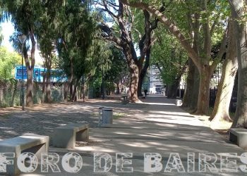 La Plazoleta Portugal nace en paralelo al metro de Colegiales