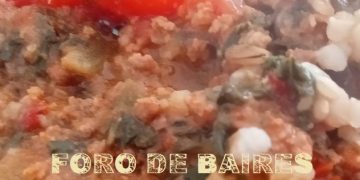 Arroz con carne y verduras, una buena alternativa para arreglárselas mejor