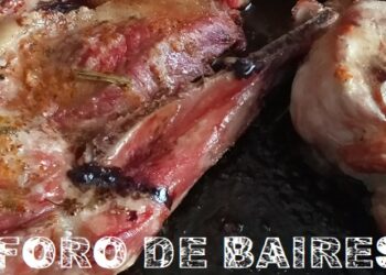 Bajo la carne del freezer, la descongelo en el horno y en cinco minutos comemos