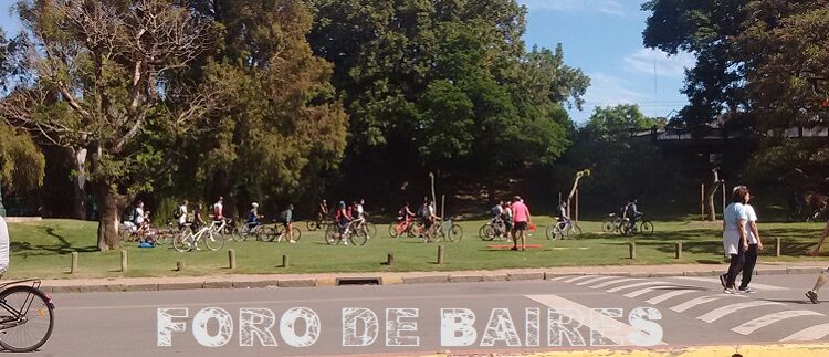 Pedaleando Buenos Aires por el circuito Cinco de Palermo