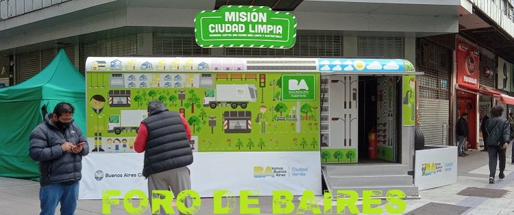 «Misión Ciudad limpia» es lograr que Buenos Aires sea una urbe más purificada