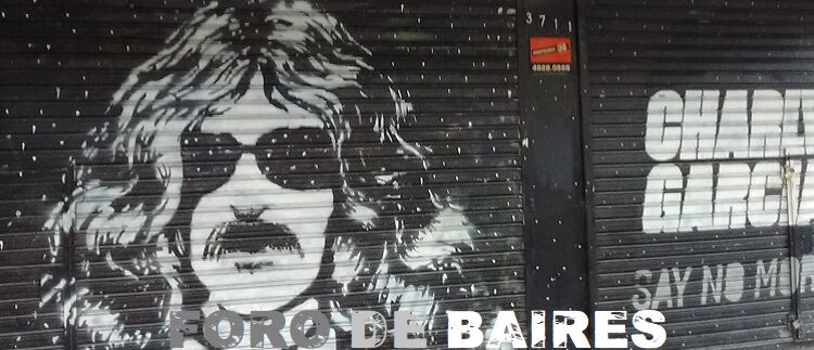 Homenaje a Charly García desde las esquinas y medianeras de Palermo