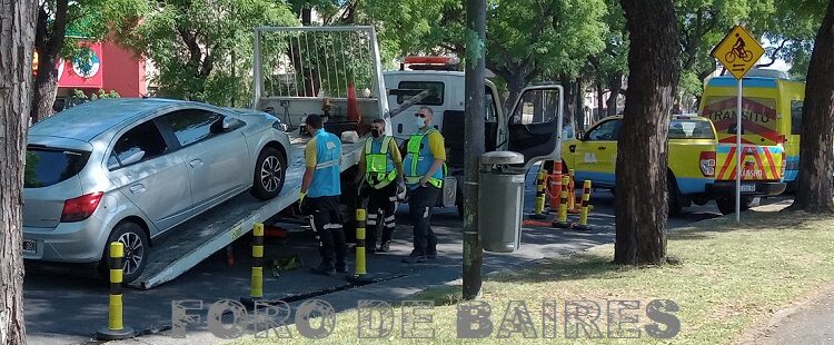 Controles de alcoholemia en Av. Bullrich, entre Santa Fe y Libertador
