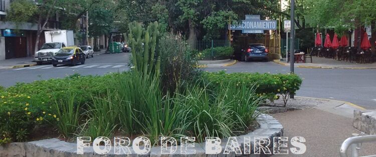 La Plazoleta de los Vecinos Sensibles, contigua a Evaristo Carriego